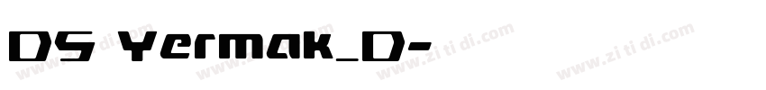 DS Yermak_D字体转换